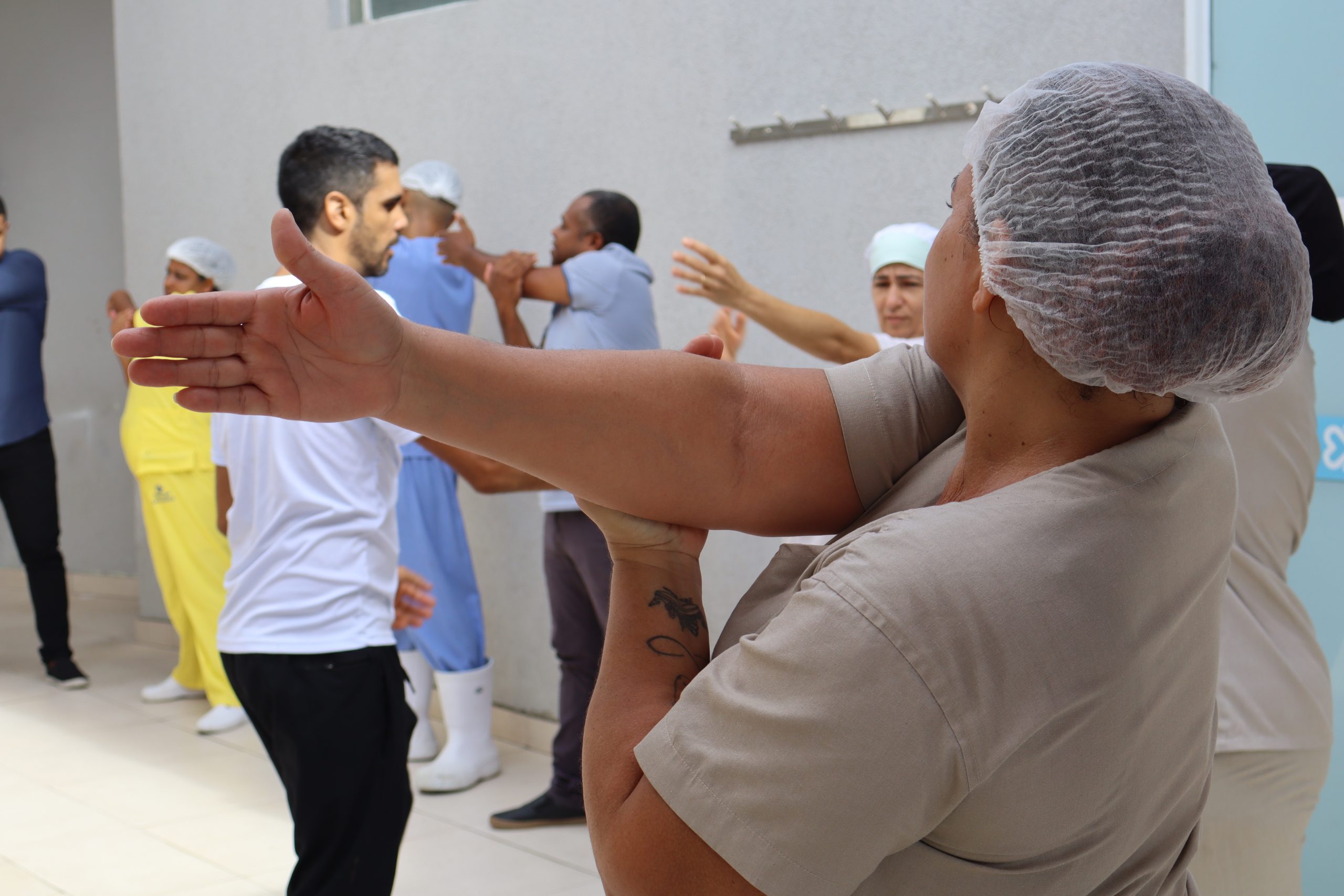 Santa Casa de SAJ inicia projeto de Ginástica Laboral para promoção da saúde e bem-estar dos colaboradores